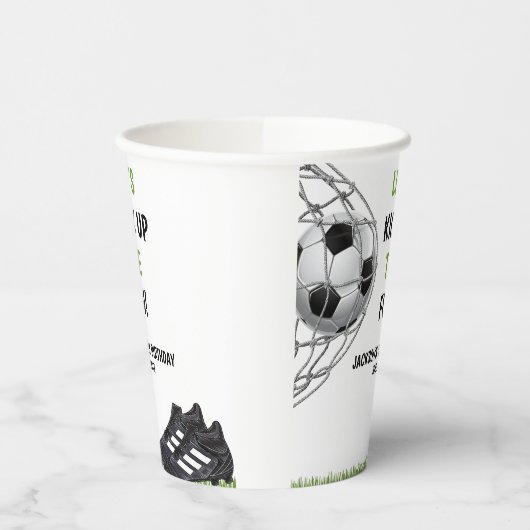 Let's Kick up the fun!, Funny Soccer Birthday 紙コップ (左)