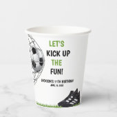 Let's Kick up the fun!, Funny Soccer Birthday 紙コップ (正面)