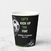 Let's Kick up the fun!, Funny Soccer Birthday 紙コップ (正面)