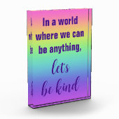 Let's Kind Rainbow Gradient Photo Block フォトブロック (左)