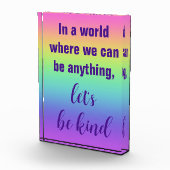 Let's Kind Rainbow Gradient Photo Block フォトブロック (右)