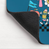 Let's Learn Today Retro Back To School Teacher Mot マウスパッド (コーナー)