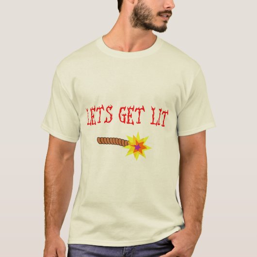 lets Litを得ます Tシャツ (正面)
