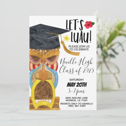 Let's Luau Party Invitation 招待状 (スタンド正面)