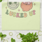 Let's Lucked Up - Leprechaun おもしろい Clover キッチンタオル (折り畳み)