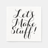 Let's Make物・クラフトパーティー スタンダードカクテルナプキン (正面)