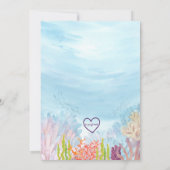 Lets Make a Splash, Mermaid Birthday 招待状 (裏面)