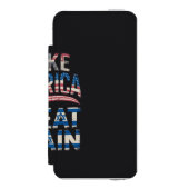 Let's make America great again Incipio iPhoneウォレットケース (フォリオ 正面)