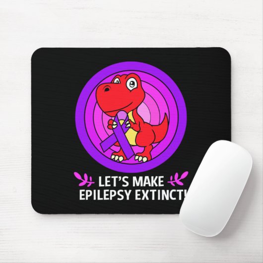 Lets Make Epilepsy Extinct Epilepsy Awareness Kids マウスパッド (マウス)