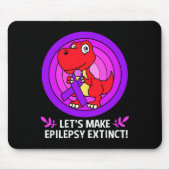 Lets Make Epilepsy Extinct Epilepsy Awareness Kids マウスパッド (正面)