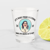 Let's Make Pour Decisionsバチェロレッテ ショットグラス (正面)