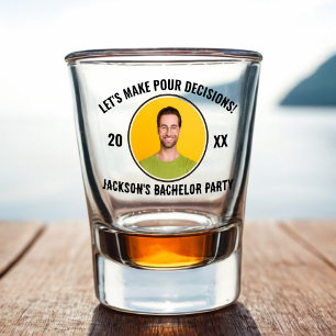 Let's Make Pour Decisionsバチュラーパーティ ショットグラス