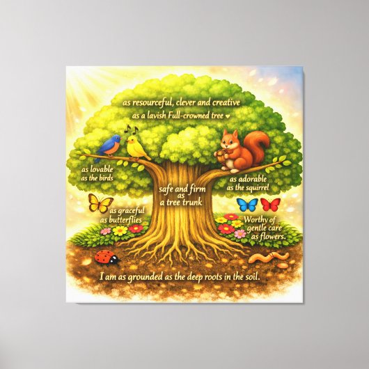 Let's make walls cuddle your soul キャンバスプリント (正面)