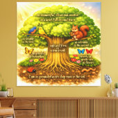 Let's make walls cuddle your soul キャンバスプリント (インサイチュ (リビング))