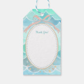 Let's Mermaids Together Mermaidパーティー誕生日 ギフトタグ (裏面)