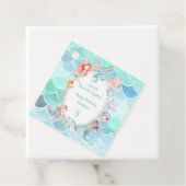 Let's Mermaids Together Mermaidパーティー誕生日 フェイバータグ (インサイチュ)