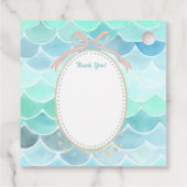 Let's Mermaids Together Mermaidパーティー誕生日 フェイバータグ (裏面)