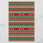 Let's Mingle Find Guest Ugly Sweater Game Card チラシ (裏面)