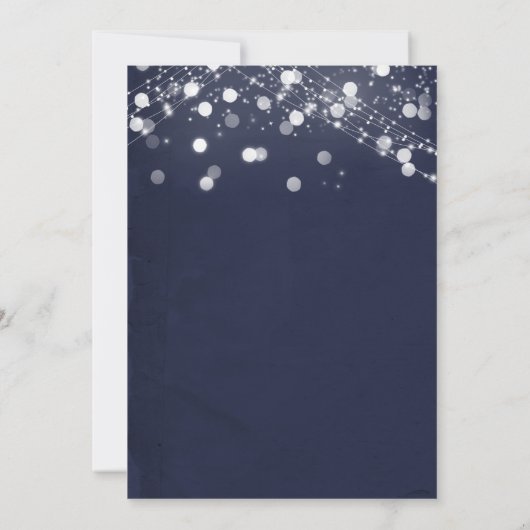 Let's Navy 祝 Light Strings Multipurpose 招待状 (裏面)