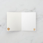 Let's OuTつるベビー象の最初の誕生日 招待状 (内部)