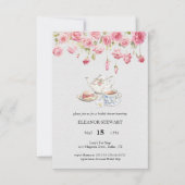 Let's Par-Tea ティーパーティーのご招待 招待状 (正面)