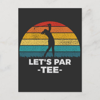 let's par tee ポストカード