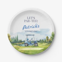 Let's Par-Tee Golf Any Age Birthday ペーパープレート