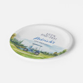 Let's Par-Tee Golf Any Age Birthday ペーパープレート (アングル)