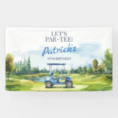 Let's Par-Tee Golf Any Age Birthday 横断幕 (横)