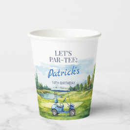 Let's Par-Tee Golf Any Age Birthday 紙コップ