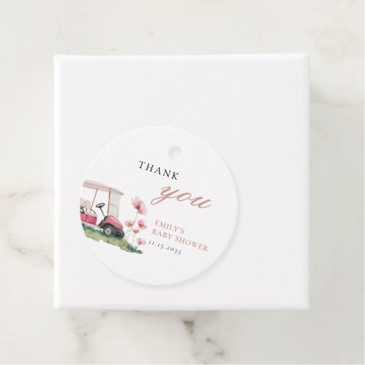 Let's Par-tee Golf Baby Shower フェイバータグ (インサイチュ)