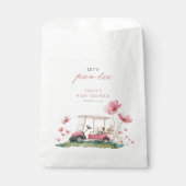 Let's Par-tee Golf Baby Shower フェイバーバッグ (正面)
