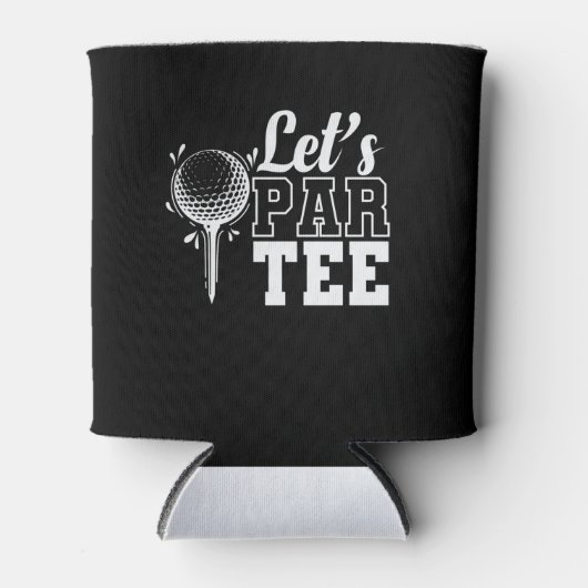 Let's Par Tee Golf Trendsport Abschlag Golfschläge 缶クーラー (正面)