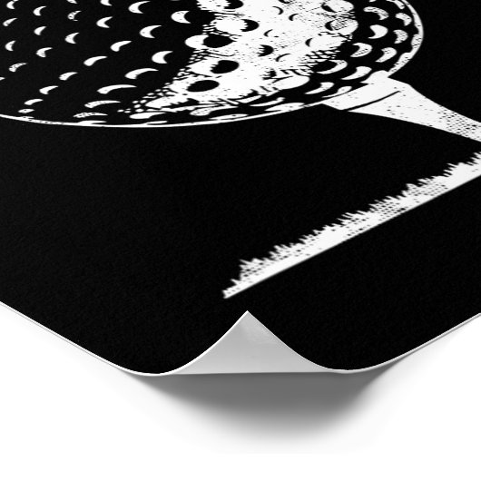 Lets Par Tee Shirt Funny Golf Player Gift  ポスター (角)