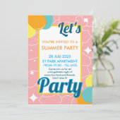 let's party 招待状 (スタンド正面)