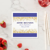 Let's Party! 50th Class Reunion custom スタンダードカクテルナプキン (インサイチュ)