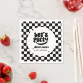 Let's Party Birthday Party Napkins スタンダードカクテルナプキン (インサイチュ)