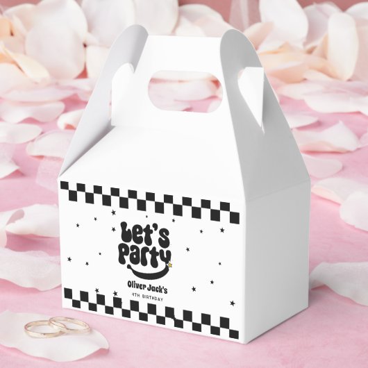 Let's Party Happy Dude Birthday フェイバーボックス (ウェディング)