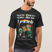 Lets Party Like We're Irish Rainbow Pot of Gold Tシャツ (正面)
