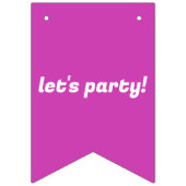 let's party! olifant バンティングフラッグ (第2の旗)