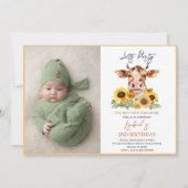 Let's Party Till the Cows Come Home 2nd Birthday 招待状 (正面)