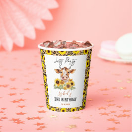 Let's Party Till the Cows Come Home 2nd Birthday 紙コップ