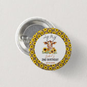 Let's Party Till the Cows Come Home 2nd Birthday 缶バッジ (正面&裏面)