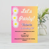 Let's Party Tween Invitation 招待状 (スタンド正面)
