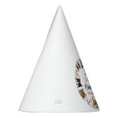 Let's Pawty Cat 5th Birthday | Custom Birthday Kid パーティーハット (左)