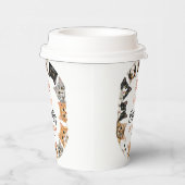 Let's Pawty Cat 5th Birthday | Custom Birthday Kid 紙コップ (右)