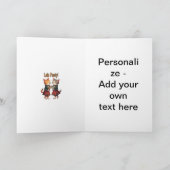 Lets Pawty Orange Cats Dancing Ceilidh Celebration シーズンカード (内部)