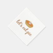 Let's Pie -食べ Thanksgiving/Friendling Napkin スタンダードカクテルナプキン (角)