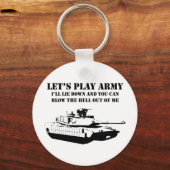 Let's Play Army キーホルダー (正面)