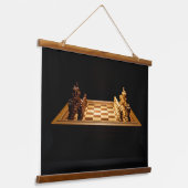 Let's Play Chess 吊り下げ型タペストリー (傾斜あり)